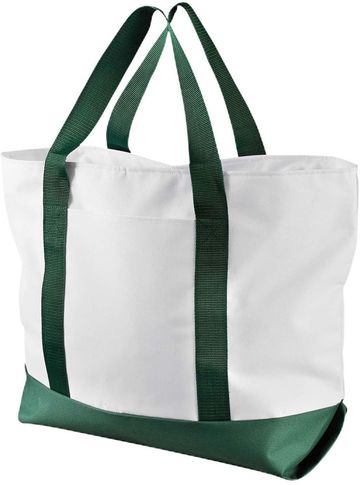 Liberty Bags Bay View Giant Zippered Boat Tote Bag 22.5" x 15.5" x 7"